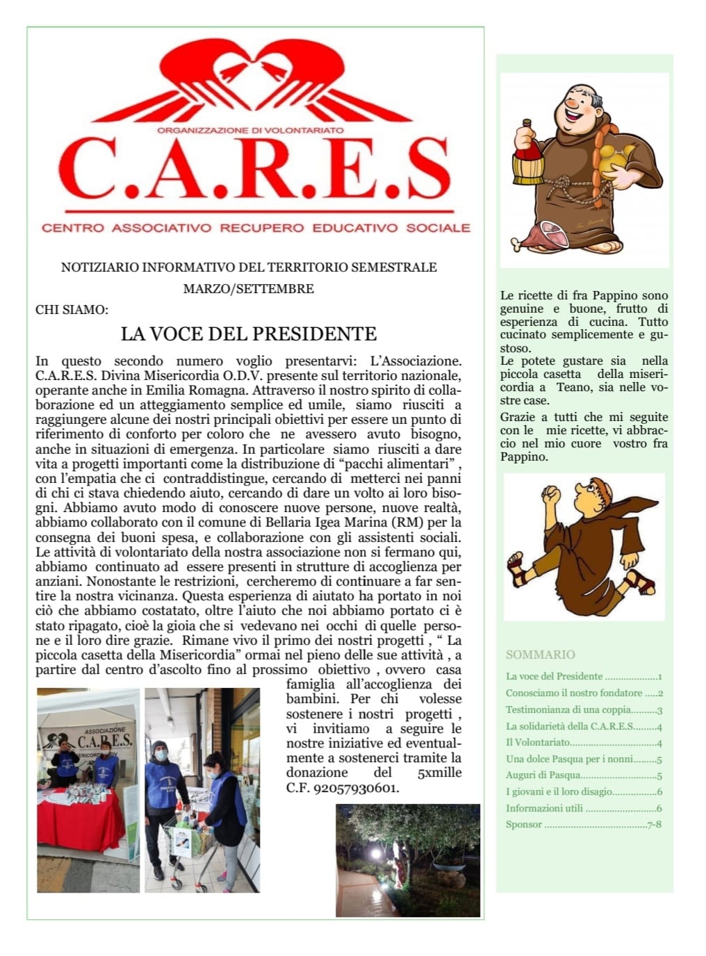 Giornalino Cares Divina Misericordia